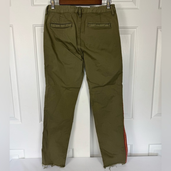 Velvet By Graham Spencer Olive Green Pants With Track Stripe Women’s‎ Size 6 - Picture 3 of 9